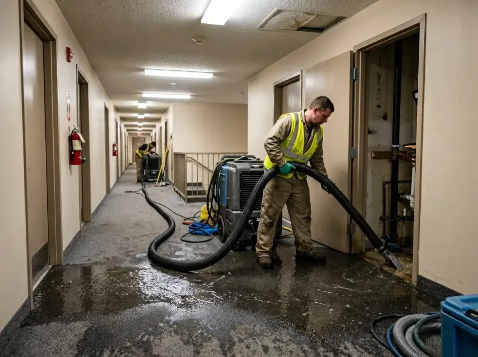 multi-unit-apartment-hallway-f-005 — frequently asked questions, Emergency Burst Pipe Water Extraction & Removal in Cleary,…